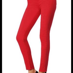 J Brand Red Skinny Jeans